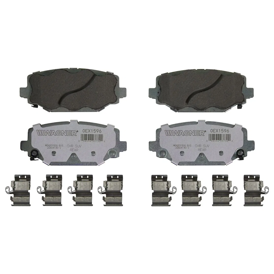OEX1596 – WAGNER BRAKE Brake Pad, OE Replacement Premium Low-Copper Ceramic